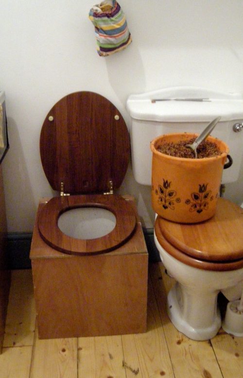 Het DIY composttoilet