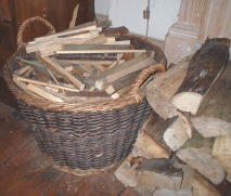 You will need to cut kindling from waste wood
