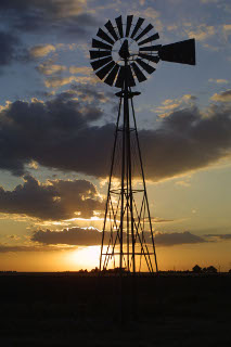 Wind pumps used to be a very familiar sight in places like the American mid-west