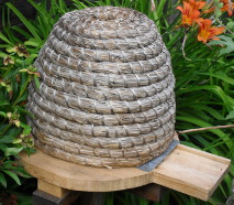coiled bee skep (hive)
