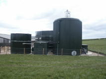 Large-scale anaerobic digester