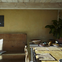 clay plasters can deal with humidity and add beauty to kitchens