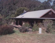 Self-built housing is a common feature of intentional communities, as here at Patanga Community in New South Wales Classic Australian community house