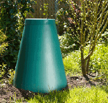 A green cone, which can digest meat, bones, dairy products