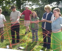'Web of life' game on a permaculture design course