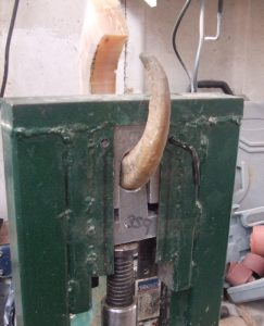 The bulking jig is a tool used in stickmaking
