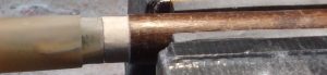 A stick ready to be fitted with a collar