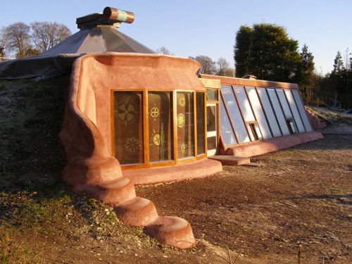 An earth-sheltered building open to the public in Brighton brighton