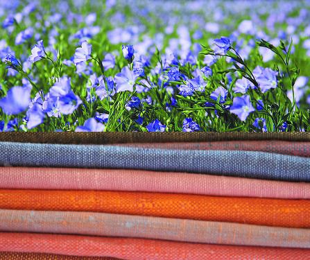 Linen is a great fibre to use for low-impact clothes flax-linen