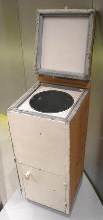 A 1920s German example of a fireless cooker using the retained heat cooking method A 1920s German example of a fireless cooker using the retained heat cooking method