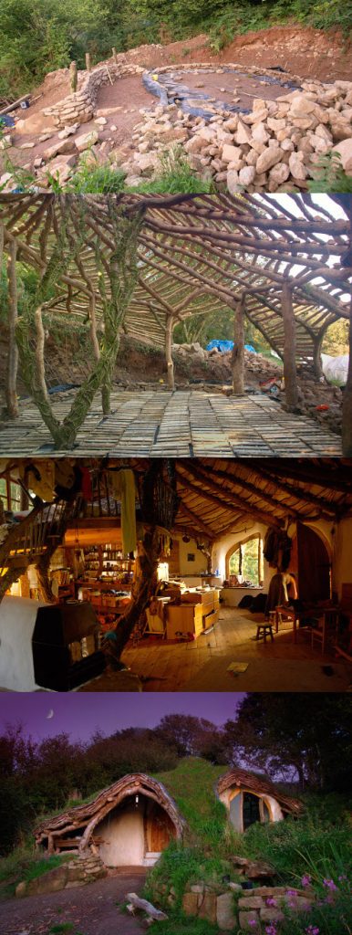 Earth-sheltered houses are sometimes reminiscent of a 'hobbit house' simondale