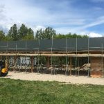 The new barn at the ELC Arlington site in East Sussex