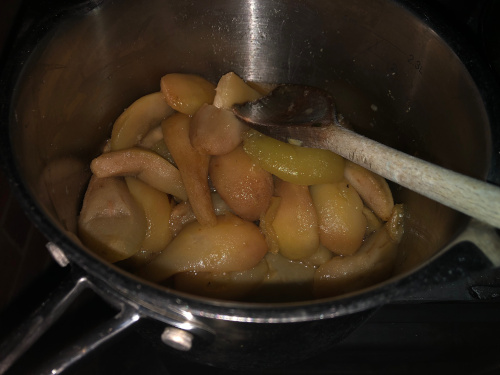 Cooking on a wood stove